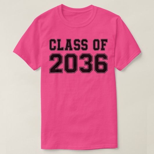 Die Klasse von 2036 wächst mit mir im Vorschulalte T-Shirt (Design vorne)