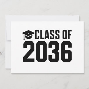 Die Klasse von 2036 wächst mit mir zurück zur Schu Einladung