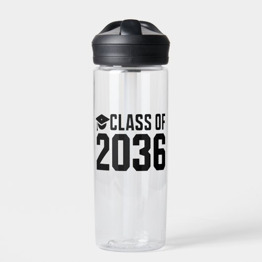 Die Klasse von 2036 wächst mit mir zurück zur Schu Trinkflasche (Vorderseite)