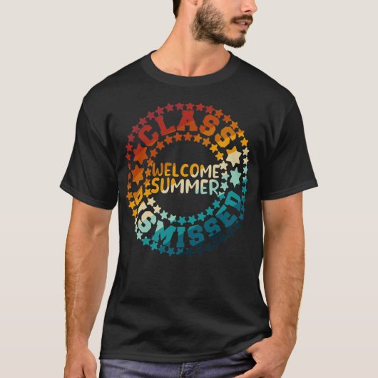 Die Klasse wird willkommener Sommer entlassen T-Shirt (Vorderseite)