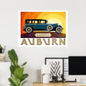 Die klassische Auburn-Limousine Poster (Heimbüro)