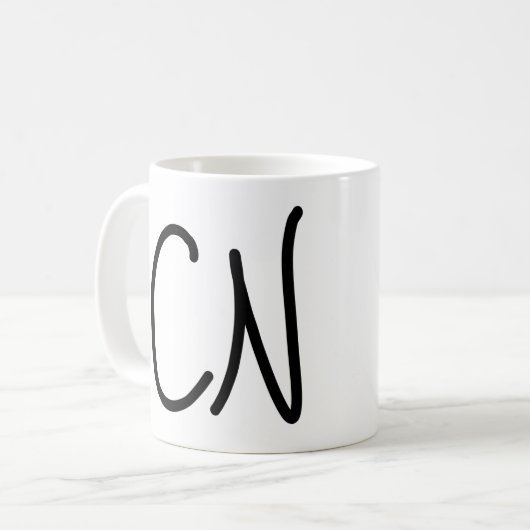 Die klassische KN-Tasse Kaffeetasse (Vorderseite Links)