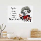 Die klassische Musik Poster (Küche)