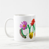 Die klassische Tasse der Wildblumen (Links)
