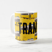 Die klassische Tasse Lissabon Tram 28 (Vorderseite Links)
