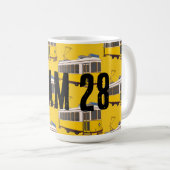 Die klassische Tasse Lissabon Tram 28 (VorderseiteRechts)