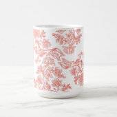 Die klassische Toile-Blumen-Kaffeetasse Kaffeetasse (Mittel)