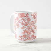 Die klassische Toile-Blumen-Kaffeetasse Kaffeetasse (Vorderseite Links)