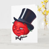 die klassische Tomate Karte (Gelbe Blume)