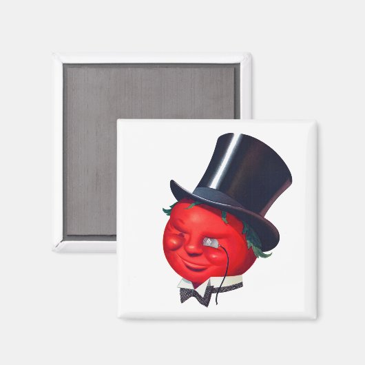 die klassische Tomate Magnet (Vorderseite/Rückseite)