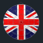 Die klassische Universe Dartscheibe<br><div class="desc">Die Gewerkschaft Flag, oder Union Jack, ist die Nationalflagge des Vereinigten Königreichs. Sie wird so genannt, weil sie die Kreuze der drei Länder, die unter einem Souverän vereint sind - die Königreiche von England und Wales, von Schottland und von Irland (obwohl seit 1921 nur Nordirland Teil des Vereinigten Königreichs ist),...</div>