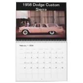 Die klassischen Autos alten Kalenders Detroits Kalender (Feb 2026)