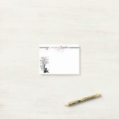 Die klebrigen Anmerkungen eines Lehrers Post-it Klebezettel (Auf Schreibtisch)