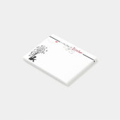 Die klebrigen Anmerkungen eines Lehrers Post-it Klebezettel (angewinkelt)