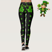 Die Kleeblätter St. Patrick's Day Leggings schütte