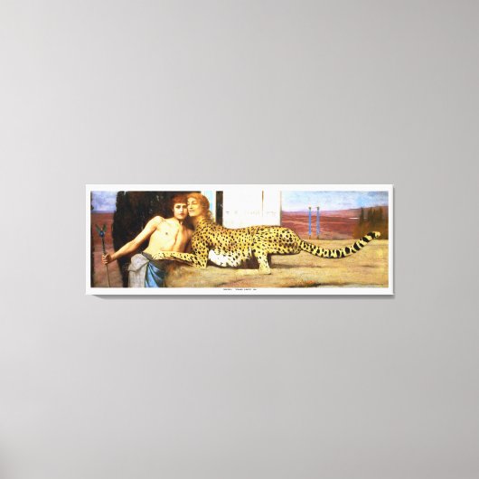 Die Kleider - Fernand Khnopff 1896 Leinwanddruck (Vorderseite)