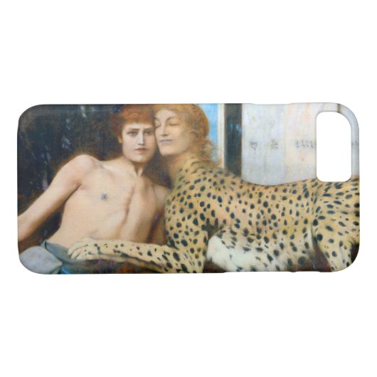 Die Kleider, Fernand Khnopff Case-Mate iPhone Hülle (Rückseite (Horizontal))