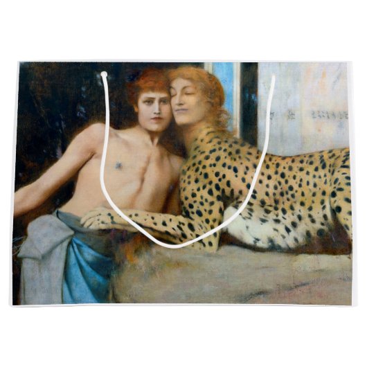 Die Kleider, Fernand Khnopff Große Geschenktüte (Vorderseite)