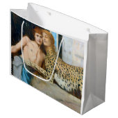 Die Kleider, Fernand Khnopff Große Geschenktüte (Vorderseite Schrägansicht)