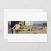 Die Kleider, Fernand Khnopff Postkarte (Vorne/Hinten)