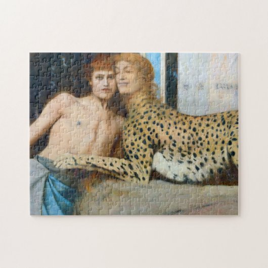 Die Kleider, Fernand Khnopff Puzzle (Horizontal)