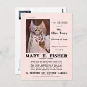 Die Kleider von Ellen Terry Postcard Postkarte (Vorne/Hinten)