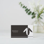 Die Kleidung 2 der Männer Visitenkarte (Stehend Vorderseite)