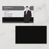 Die Kleidung der Männer Visitenkarte (Vorne/Hinten)