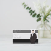 Die Kleidung der Männer Visitenkarte (Stehend Vorderseite)