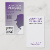 Die Kleidung der Visitenkarte (Vorne/Hinten)