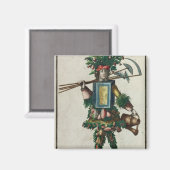 Die Kleidung des Gärtners Magnet (Vorderseite/Rückseite)