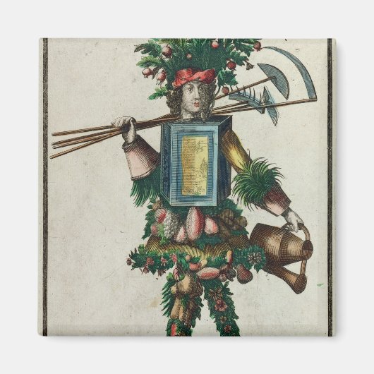 Die Kleidung des Gärtners Magnet (Vorne)