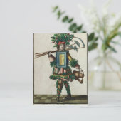 Die Kleidung des Gärtners Postkarte (Stehend Vorderseite)