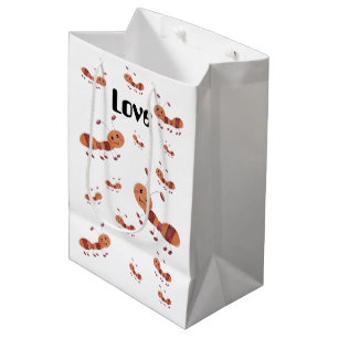 Die kleine Ameise's winziges Tasche der Liebe. Mittlere Geschenktüte