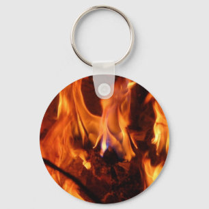 Die kleine blaue Flamme Schlüsselanhänger