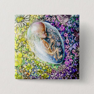 Die kleine Blume - Detail Button