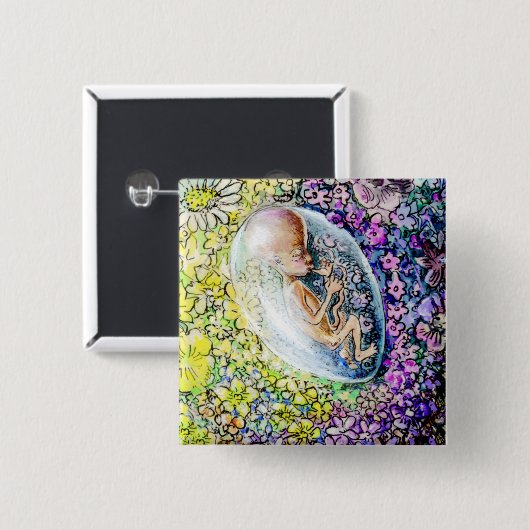 Die kleine Blume - Details Button (Vorne & Hinten)