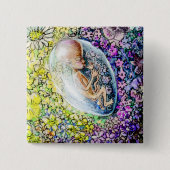 Die kleine Blume - Details Button (Vorderseite)