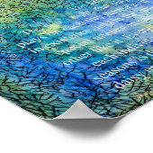 Die kleine Blume Poster (Ecke)