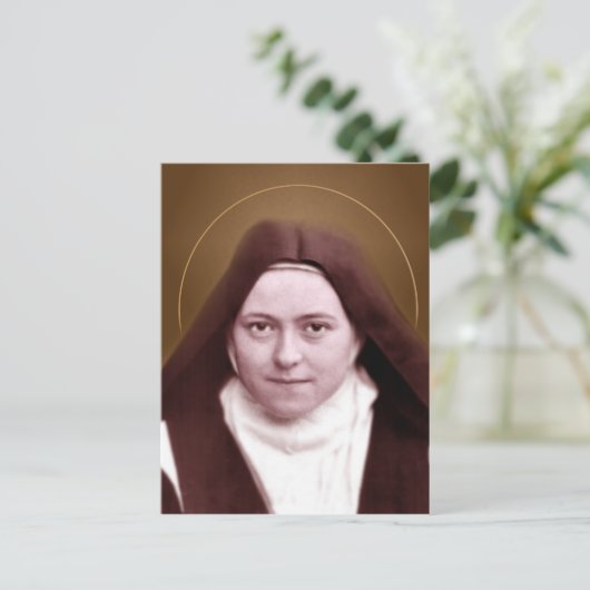 DIE KLEINE BLUME, POSTKARTE (Stehend Vorderseite)