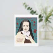 Die kleine Blume-Postkarte Postkarte (Stehend Vorderseite)