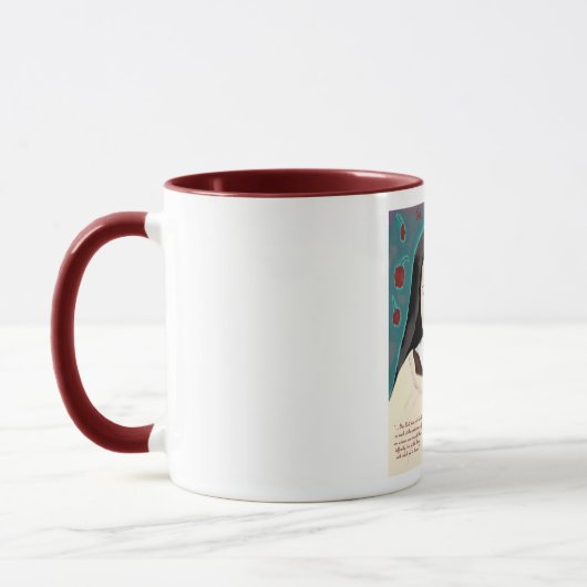 Die kleine Blumen-Tasse Tasse (Links)