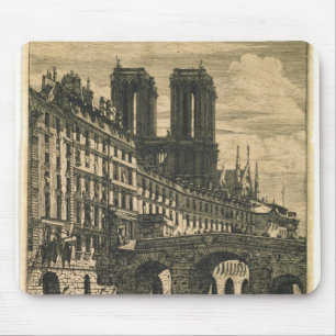 Die kleine Brücke, 1850 Mousepad