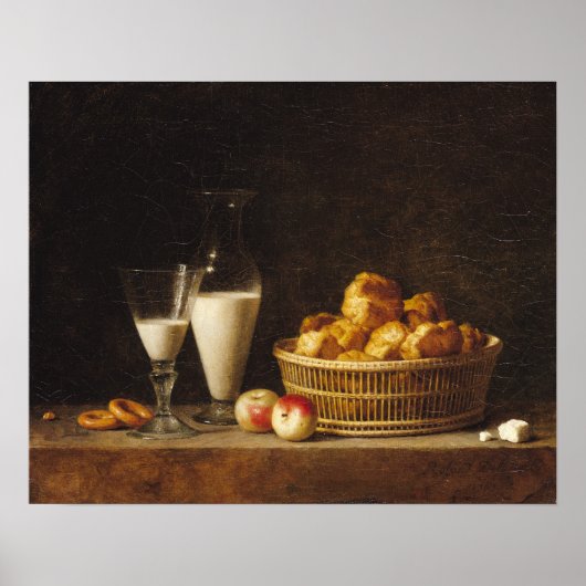 Die kleine Collation oder die Karafe von Orgeat Poster (Vorne)