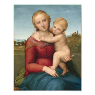 Die kleine Cowper-Madonna (circa 1505) Fotodruck