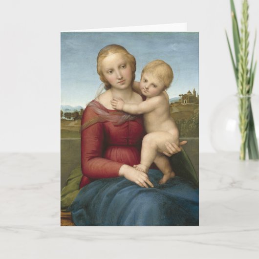 Die kleine Cowper Madonna | Raphael Karte (Vorderseite)