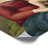 Die kleine Cowper Madonna | Raphael Poster (Ecke)