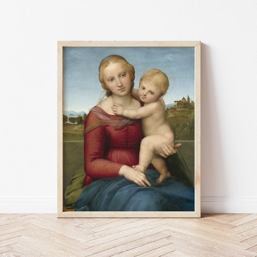 Die kleine Cowper Madonna | Raphael Poster