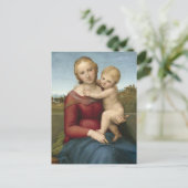 Die kleine Cowper Madonna | Raphael Postkarte (Stehend Vorderseite)