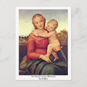 Die kleine Cowper Madonna von Raffael Postkarte